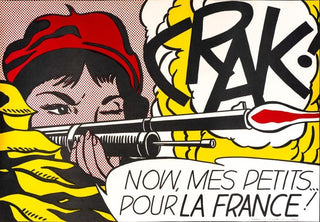 Roy Lichtenstein, CRAK!, 1964 contemporary Print by the American Artist.