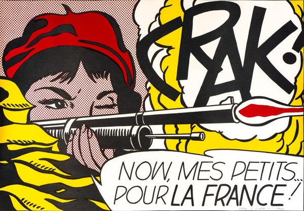 CRAK! by Roy Lichtenstein (1964) | Contemporary Print – Maddox Gallery