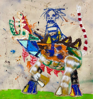 Niall Campbell Strachan, Vamos, 2025 contemporary Painting by the British Artist.