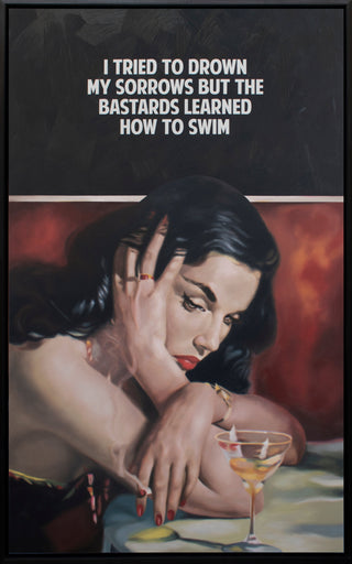 The Connor Brothers, I Tried to Drown My Sorrows, 2018 contemporary Painting by the British Artist.