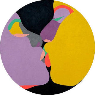 Helen Beard, Shut Up And Kiss Me, 2023 contemporary Painting by the British Artist.