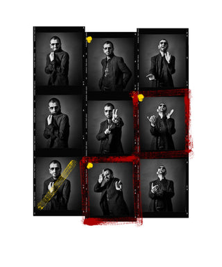 Andy Gotts, Ringo Starr Contact Sheet, 2018 contemporary Print by the British Artist.