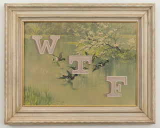 Wayne White, WTF, 2017 contemporary Print by the American Artist.