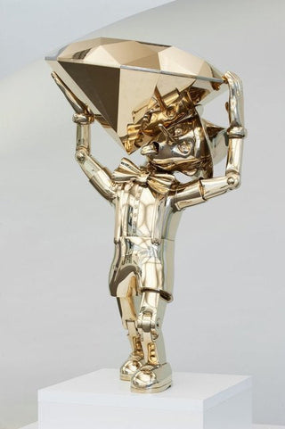 Joseph Klibansky, Reflections of Truth II, 1977 contemporary Sculpture by the Dutch Artist.