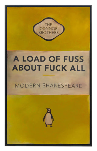 The Connor Brothers, A Load Of Fuss About Fuck All Yellow, 2018 contemporary Painting by the British Artist.