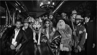 David Yarrow, Persons of interest (signed by Ciara and Russell Wilson), 2021 contemporary Print by the British Artist.