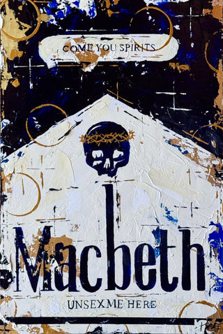 Charlotte Rose, Lady Macbeth in Blue, 2026 contemporary Painting by the British Artist.