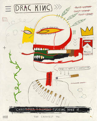 Ross Muir, Drag King, 2024 contemporary Painting by the British Artist.