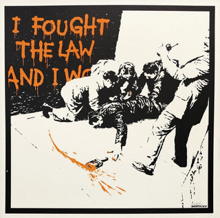 Banksy, I Fought the Law, 2004 contemporary Print by the British Artist.