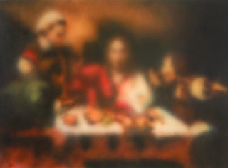 Miaz Brothers, Axis Around the Island, 2020 contemporary Painting by the Italian Artist.