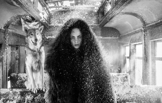David Yarrow, The Girl Who Cried Wolf, 2020 contemporary Print by the British Artist.