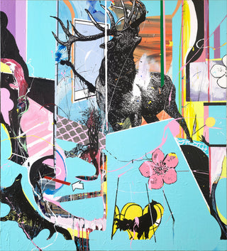 Dan Baldwin, After The Flood, 2016 contemporary Painting by the British Artist.