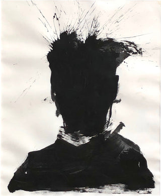 Richard Hambleton, Shadow Head Portrait, 2026 contemporary Works on Paper by the Canadian Artist.