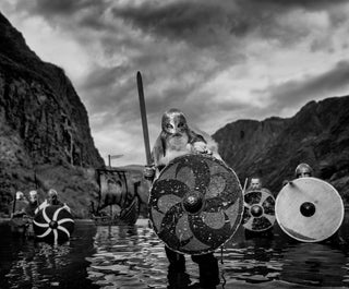 David Yarrow, Vikings, 2023 contemporary Print by the British Artist.