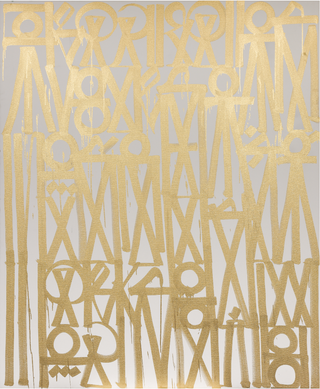 RETNA, Gold Classic, 2025 contemporary Sculpture by the American Artist.