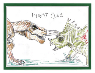 The Connor Brothers, Fight Club, 2023 contemporary Print by the British Artist.