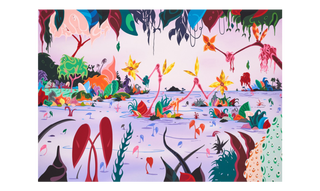 Erik Parker, New Breed Bay, 2017 contemporary Print by the American Artist.
