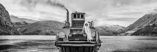 David Yarrow, The Girl on the Ferry, 2025 contemporary Print by the British Artist.