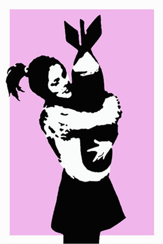 Banksy, Bomb Love (Unsigned), 2003 contemporary Print by the British Artist.