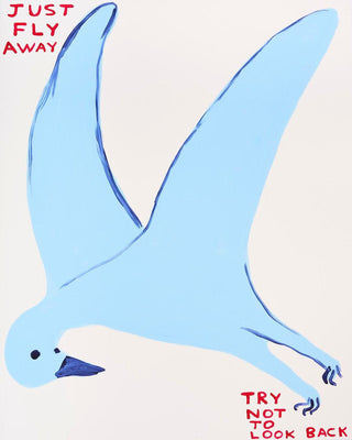 David Shrigley, Just Fly Away, 2023 contemporary Print by the British Artist.