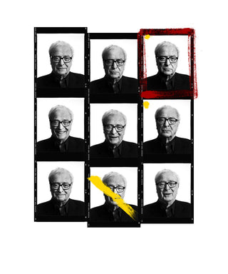 Andy Gotts, Michael Caine Contact Sheet, 2012 contemporary Print by the British Artist.