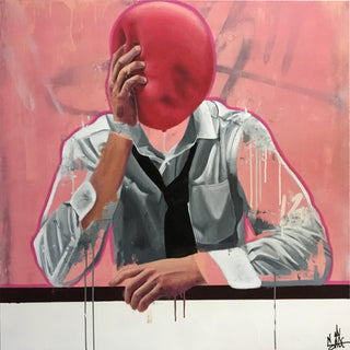 Sage Barnes, Pressure #5, 2017 contemporary Painting by the American Artist.