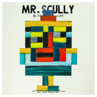Sebastian Chaumeton, Mr. Scully, 1972 contemporary Painting by the British Artist.