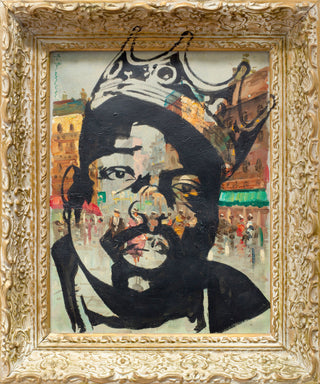 Mr Brainwash, Biggie, 2018 contemporary Painting by the French Artist.