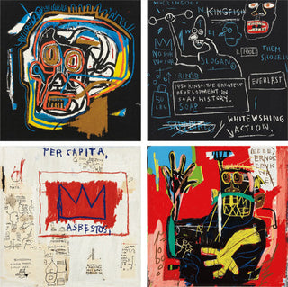 Jean-Michel Basquiat, Head; Rinso; Per Capita; and Ernok (Portfolio of Four), 1983/2001 contemporary Print by the American Artist.