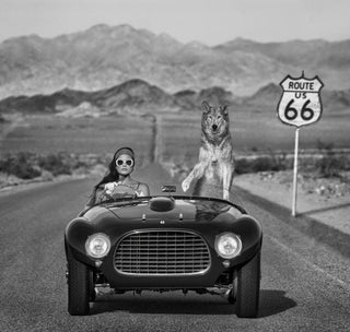 David Yarrow, Ferrari II, 2017 contemporary Print by the British Artist.