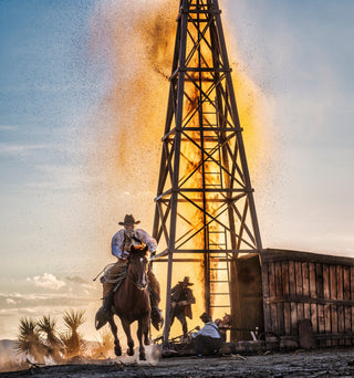 David Yarrow, The Golden Age of Oil, 2023 contemporary Print by the British Artist.