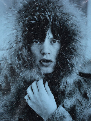 Russell Young, Mick Jagger (Heaven Blue), 2019 contemporary Print by the British Artist.