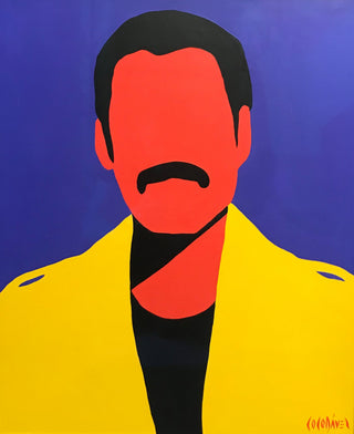 Coco Dávez, Freddie, 2019 contemporary Painting by the Spanish Artist.