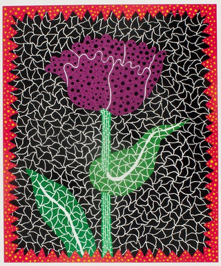 Yayoi Kusama, Tulipe (1), 2000 contemporary Print by the Japanese Artist.