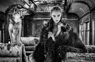 David Yarrow, The Girl on the Train, 2020 contemporary Print by the British Artist.