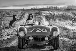 David Yarrow, Ferrari 1955, 2026 contemporary Works on Paper by the British Artist.