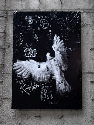 Igor Dobrowolski, Many Skins Inside, 2019 contemporary Painting by the Polish Artist.