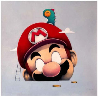 Oscar Llorens, Mario's Memories, 2024 contemporary Works on Paper by the Spanish Artist.