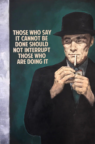 The Connor Brothers, Those Who Say It Cannot Be Done, 2018 contemporary Painting by the British Artist.