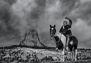 David Yarrow, Chief, 2020 contemporary Print by the British Artist.