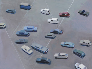 Jessica Brilli, Rush Hour, 2025 contemporary Painting by the American Artist.