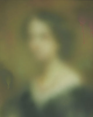 Miaz Brothers, The Lady In Black, 2016 contemporary Painting by the Italian Artist.