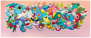 Oscar Llorens, Life, 2024 contemporary Works on Paper by the Spanish Artist.