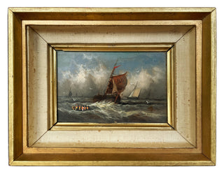 The Connor Brothers, Small Boats, 2025 contemporary Painting by the British Artist.