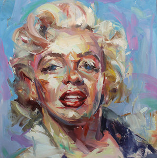 Paul Wright, Marilyn, 2024 contemporary Painting by the British Artist.
