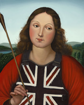 Ross Muir, Bulletproof, 2023 contemporary Painting by the British Artist.