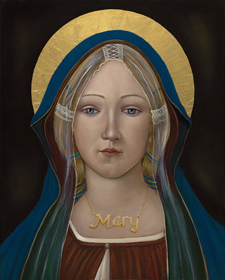 Ross Muir, Wee Mary, 2023 contemporary Painting by the British Artist.