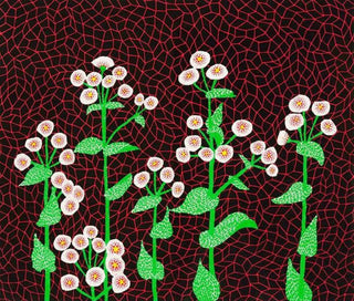 Yayoi Kusama, Flowers (2), 1985 contemporary Print by the Japanese Artist.