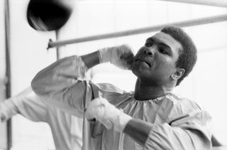 Terry O'Neill, Muhammad Ali in Dublin, 1972 contemporary Works on Paper by the British Artist.