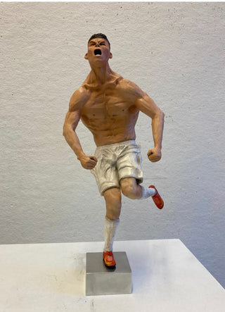 Wilfrid Wood, Ronaldo, 2018 contemporary Sculpture by the British Artist.
